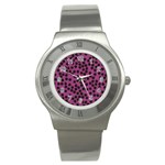 Cheetah Stainless Steel Watch