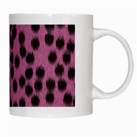 Cheetah White Mug from ArtsNow.com Right