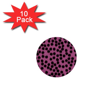 Cheetah 1  Mini Button (10 pack)  from ArtsNow.com Front