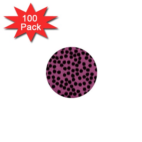 Cheetah 1  Mini Button (100 pack)  from ArtsNow.com Front