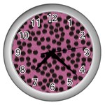 Cheetah Wall Clock (Silver)