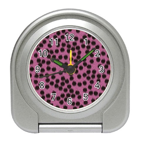 Cheetah Travel Alarm Clock from ArtsNow.com Front