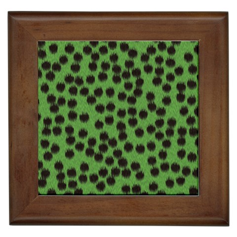 Cheetah Framed Tile from ArtsNow.com Front