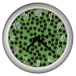 Cheetah Wall Clock (Silver)