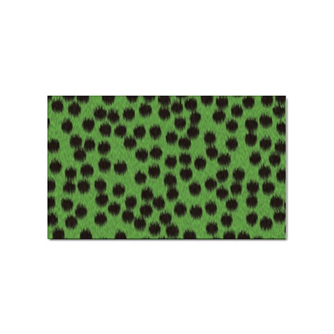 Cheetah Sticker Rectangular (10 pack) from ArtsNow.com Front