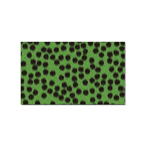 Cheetah Sticker Rectangular (100 pack) from ArtsNow.com Front