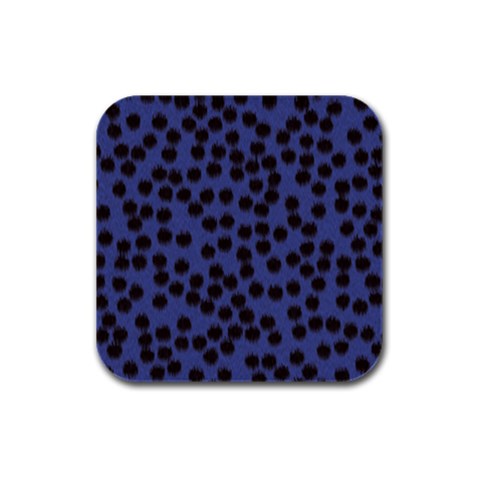 Cheetah Rubber Square Coaster (4 pack) from ArtsNow.com Front