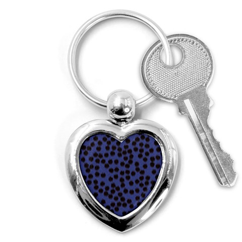 Cheetah Key Chain (Heart) from ArtsNow.com Front