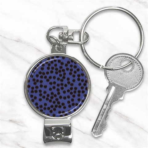 Cheetah Nail Clippers Key Chain from ArtsNow.com Front