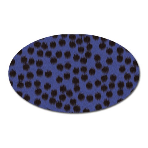 Cheetah Magnet (Oval) from ArtsNow.com Front