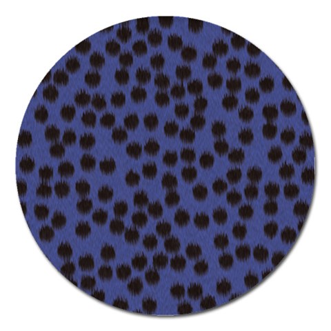 Cheetah Magnet 5  (Round) from ArtsNow.com Front