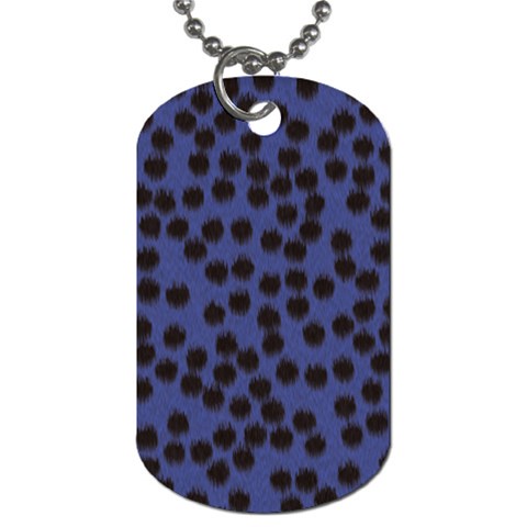 Cheetah Dog Tag (One Side) from ArtsNow.com Front