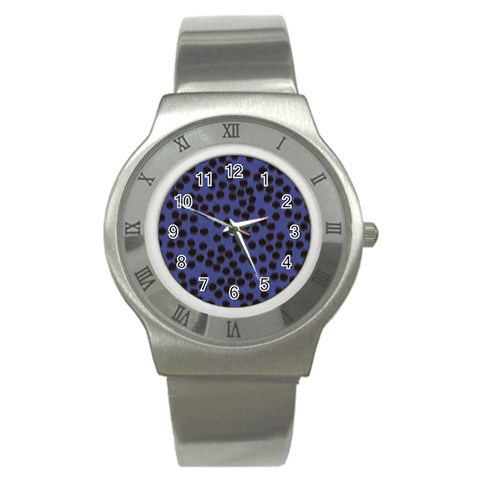 Cheetah Stainless Steel Watch from ArtsNow.com Front