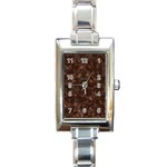 Calico Cat Rectangular Italian Charm Watch