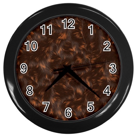 Calico Cat Wall Clock (Black) from ArtsNow.com Front