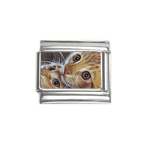 two_cats_closeup Italian Charm (9mm) from ArtsNow.com Front