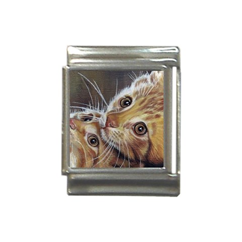 two_cats_closeup Italian Charm (13mm) from ArtsNow.com Front