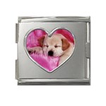 normal_wpaperanimals_dogs004800 Mega Link Heart Italian Charm (18mm)