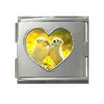 Dogs-005 Mega Link Heart Italian Charm (18mm)