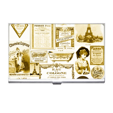 Parisgoldentower Business Card Holder from ArtsNow.com Front