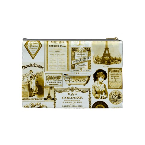 Parisgoldentower Cosmetic Bag (Medium) from ArtsNow.com Back