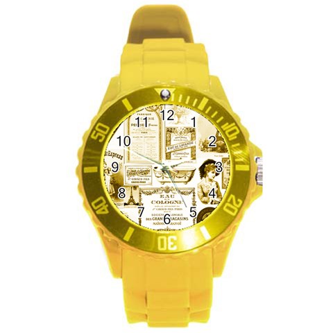 Parisgoldentower Plastic Sport Watch (Large) from ArtsNow.com Front