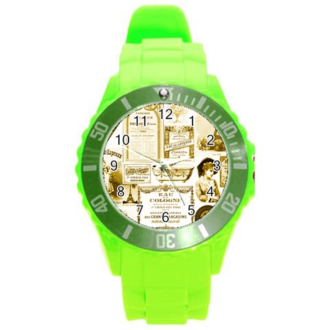 Parisgoldentower Plastic Sport Watch (Large) from ArtsNow.com Front