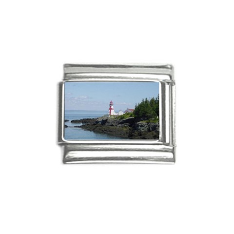 east_quoddy_head_light_house_photo03_small Italian Charm (9mm) from ArtsNow.com Front