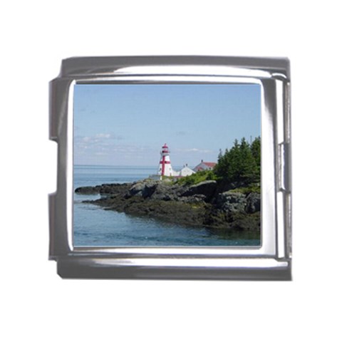 east_quoddy_head_light_house_photo03_small Mega Link Italian Charm (18mm) from ArtsNow.com Front