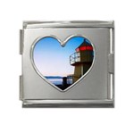 thumbnailCA6Q7AA7 Mega Link Heart Italian Charm (18mm)