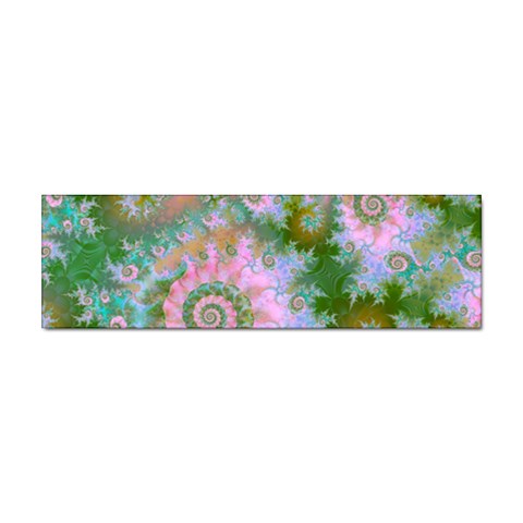 Rose Forest Green, Abstract Swirl Dance Bumper Sticker from ArtsNow.com Front