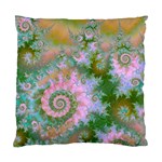 Rose Forest Green, Abstract Swirl Dance Cushion Case (Single Sided) 