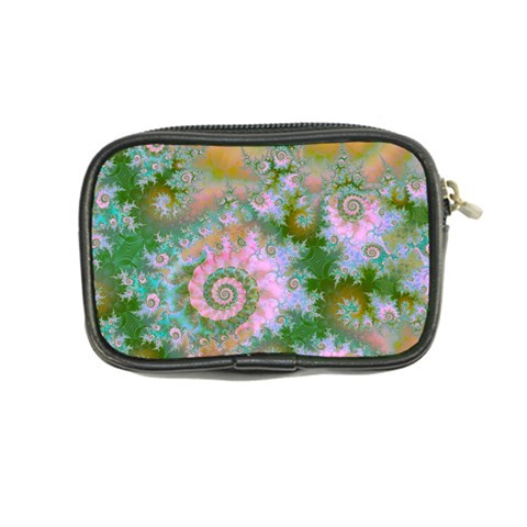 Rose Forest Green, Abstract Swirl Dance Coin Purse from ArtsNow.com Back