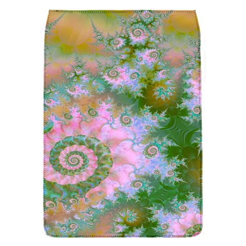 Rose Forest Green, Abstract Swirl Dance Removable Flap Cover (Small) from ArtsNow.com Front