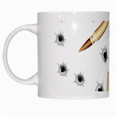 Bulletsnbulletholes White Coffee Mug from ArtsNow.com Left