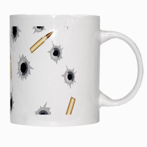 Bulletsnbulletholes White Coffee Mug from ArtsNow.com Right