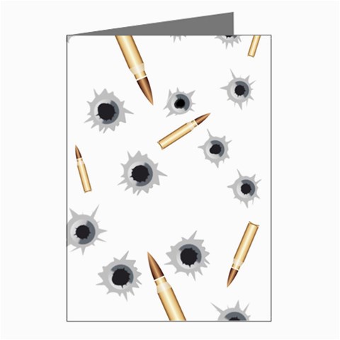 Bulletsnbulletholes Greeting Card (8 Pack) from ArtsNow.com Left