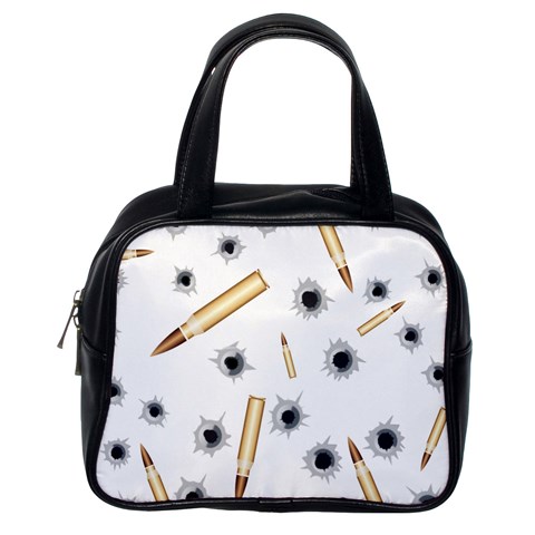 Bulletsnbulletholes Classic Handbag (One Side) from ArtsNow.com Front