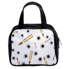 Bulletsnbulletholes Classic Handbag (Two Sides) from ArtsNow.com Front