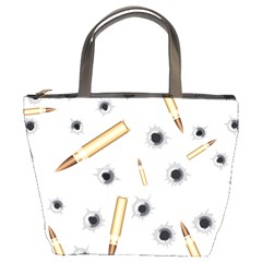 Bulletsnbulletholes Bucket Handbag from ArtsNow.com Front