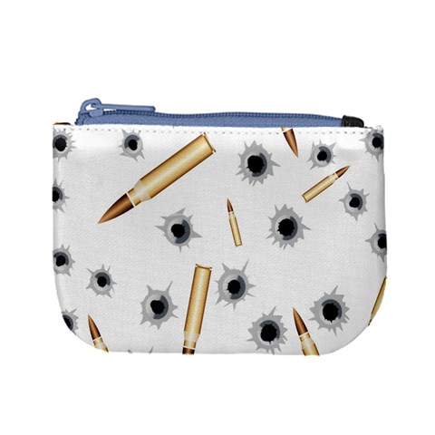 Bulletsnbulletholes Coin Change Purse from ArtsNow.com Front