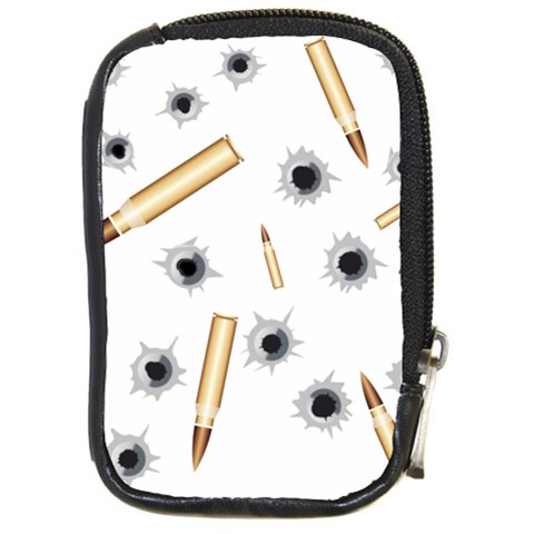 Bulletsnbulletholes Compact Camera Leather Case from ArtsNow.com Front