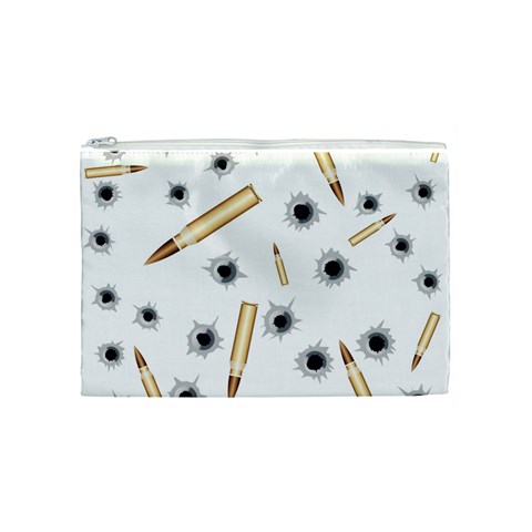 Bulletsnbulletholes Cosmetic Bag (Medium) from ArtsNow.com Front