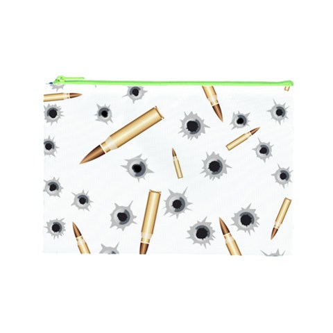 Bulletsnbulletholes Cosmetic Bag (Large) from ArtsNow.com Front