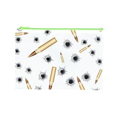 Bulletsnbulletholes Cosmetic Bag (Large) from ArtsNow.com Front