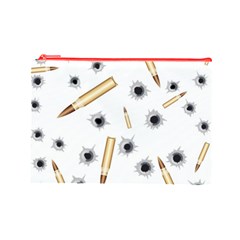 Bulletsnbulletholes Cosmetic Bag (Large) from ArtsNow.com Front