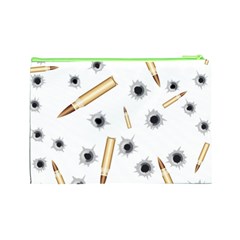 Bulletsnbulletholes Cosmetic Bag (Large) from ArtsNow.com Back