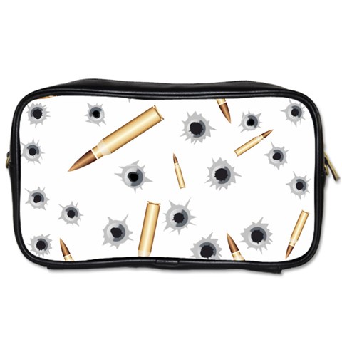 Bulletsnbulletholes Travel Toiletry Bag (One Side) from ArtsNow.com Front