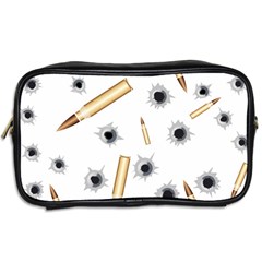 Bulletsnbulletholes Travel Toiletry Bag (Two Sides) from ArtsNow.com Back