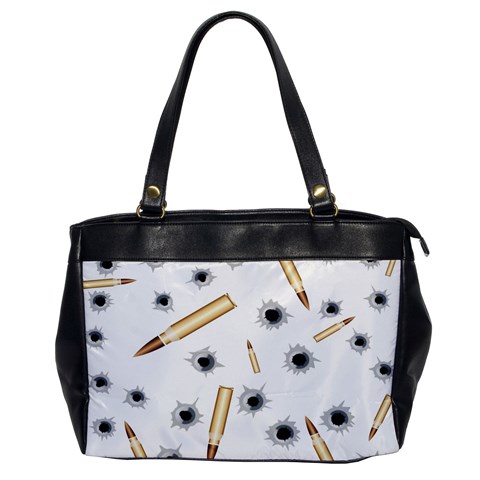 Bulletsnbulletholes Oversize Office Handbag (One Side) from ArtsNow.com Front